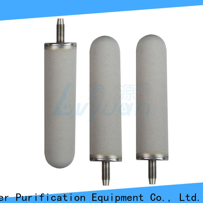 Lvyuan sintered stainless steel filter rod for sea water desalination