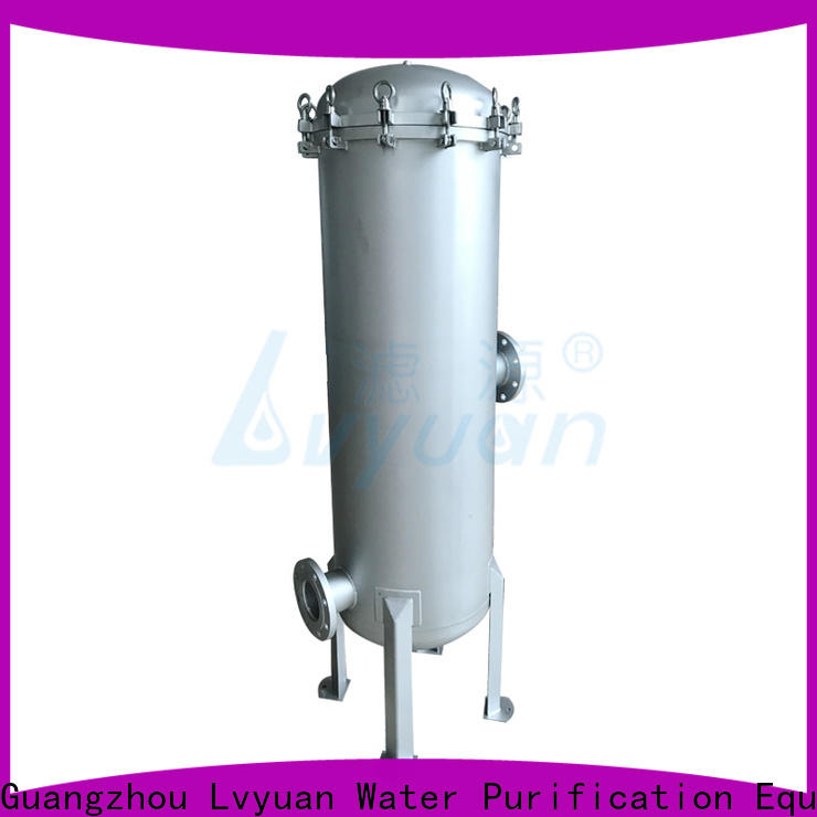 efficient stainless steel filter housing manufacturers with fin end cap for sea water treatment