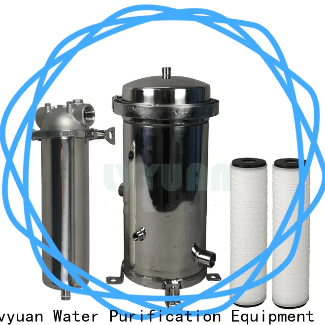 Lvyuan professional stainless steel cartridge filter housing manufacturer for sea water treatment