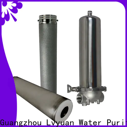 Lvyuan ss filter housing manufacturers with fin end cap for industry