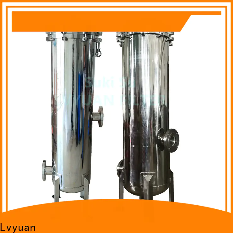 Lvyuan stainless steel bag filter housing manufacturer for sea water treatment