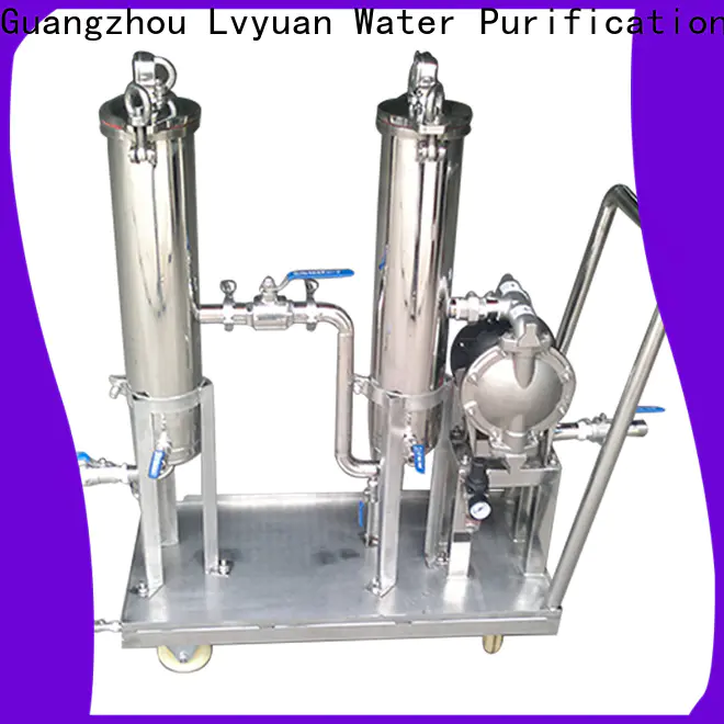 titanium stainless steel water filter housing manufacturer for food and beverage