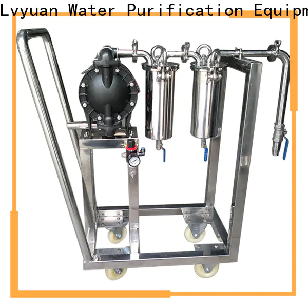 Lvyuan stainless filter housing with fin end cap for sea water desalination
