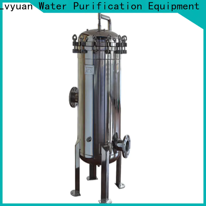 Lvyuan titanium ss cartridge filter housing with core for oil fuel