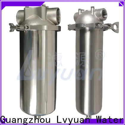 Lvyuan porous stainless steel water filter housing with core for food and beverage