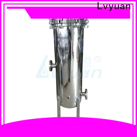 Lvyuan stainless steel water filter housing with fin end cap for sea water desalination