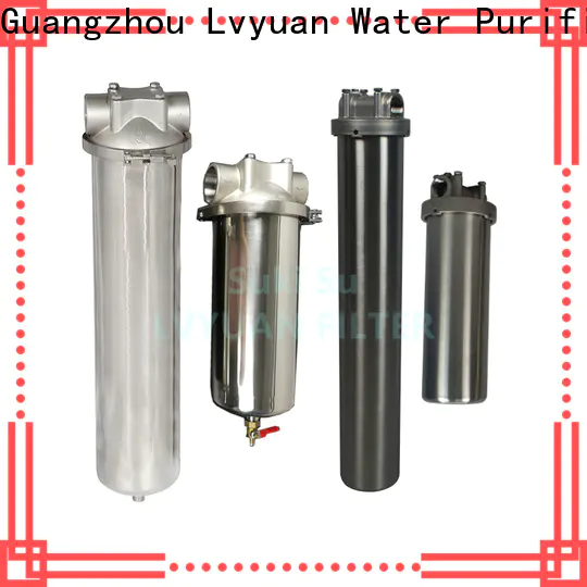 Lvyuan efficient stainless steel water filter housing manufacturer for food and beverage