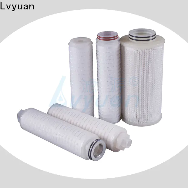 Lvyuan pleated filter cartridge suppliers replacement for liquids sterile filtration