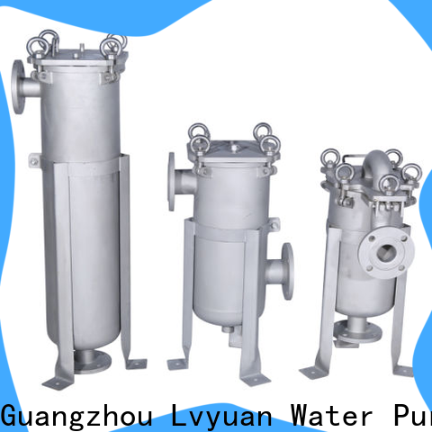 Lvyuan best stainless steel filter housing with fin end cap for industry