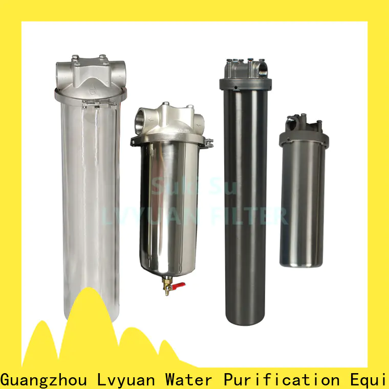 Lvyuan stainless steel filter housing manufacturers with fin end cap for sea water desalination