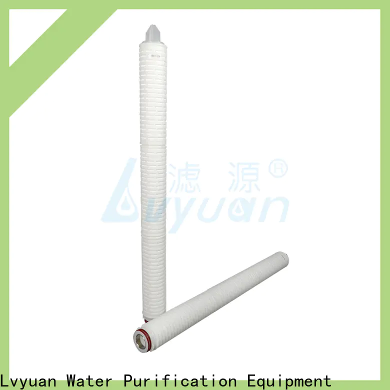 Lvyuan pvdf pleated water filters supplier for food and beverage