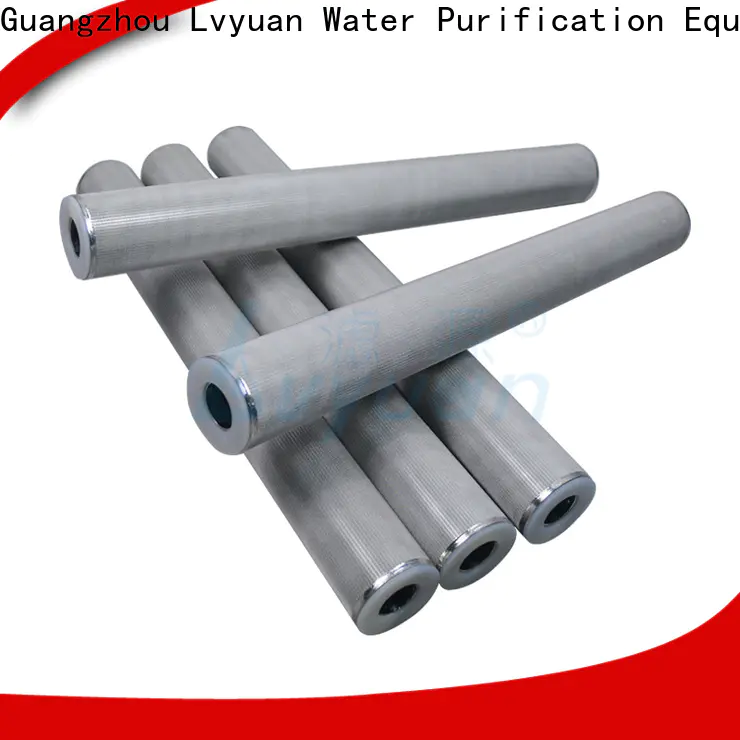 Lvyuan activated carbon sintered powder metal filter supplier for sea water desalination