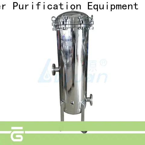 Lvyuan porous stainless steel cartridge filter housing with fin end cap for sea water desalination