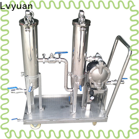 Lvyuan efficient stainless steel water filter housing housing for sea water desalination