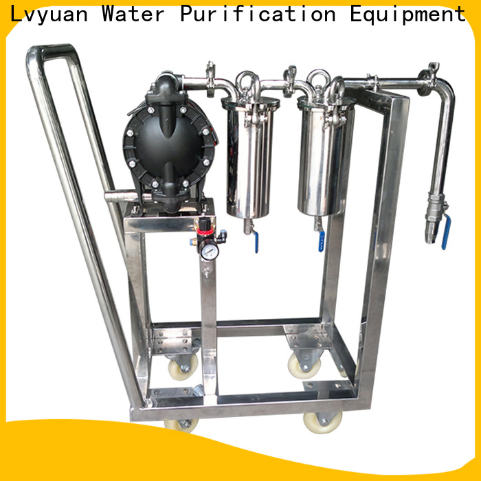 Lvyuan high end stainless steel filter housing housing for oil fuel