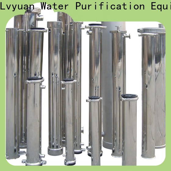 Lvyuan ss filter housing manufacturers with fin end cap for food and beverage