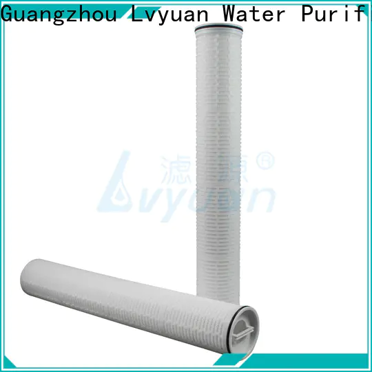 Lvyuan high flow pleated filter cartridge manufacturer for sale