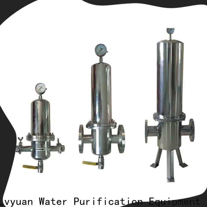 Lvyuan efficient stainless steel cartridge filter housing rod for food and beverage
