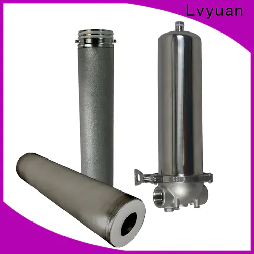 Lvyuan titanium stainless filter housing housing for oil fuel