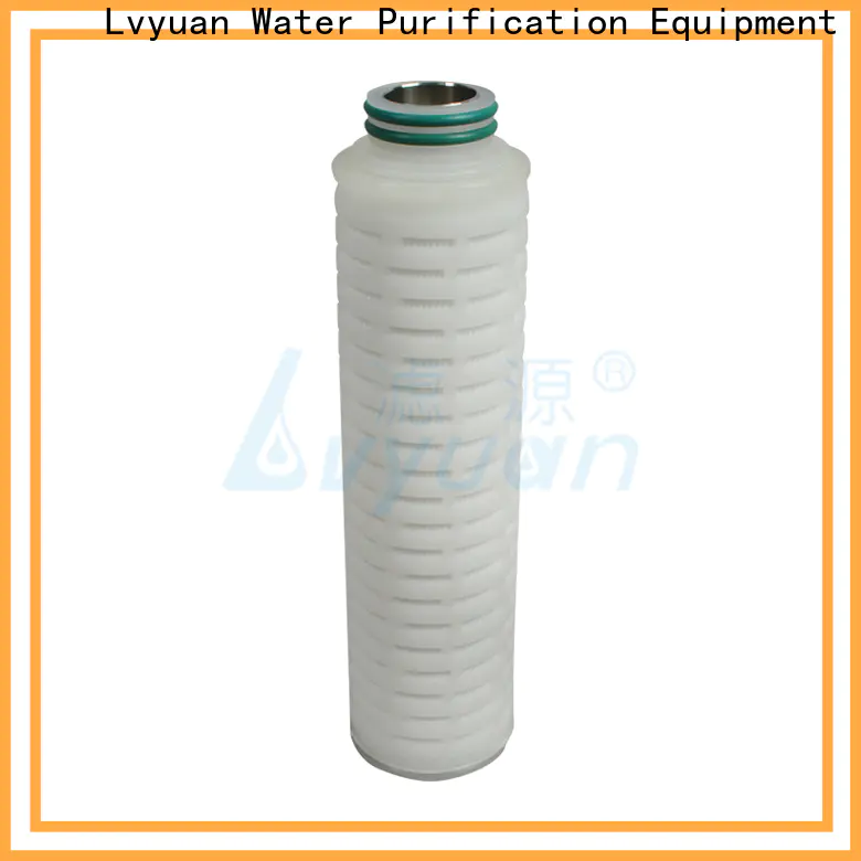 Lvyuan pes pleated water filter cartridge manufacturer for food and beverage