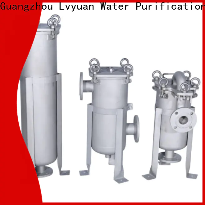 Lvyuan high end ss cartridge filter housing with fin end cap for oil fuel