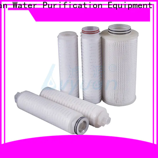 Lvyuan pleated filter element with stainless steel for liquids sterile filtration