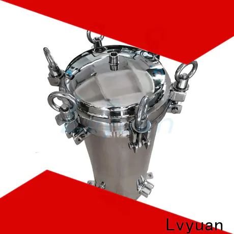 Lvyuan ss filter housing with fin end cap for industry