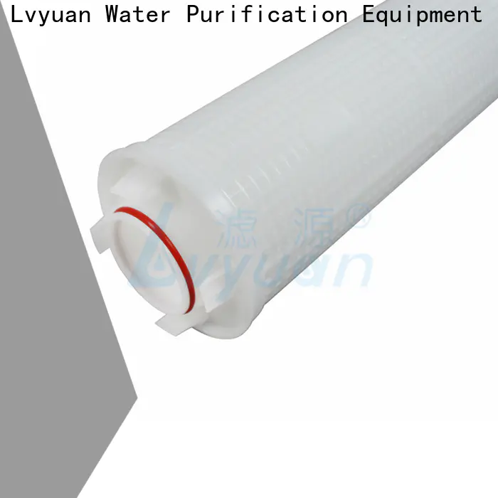 Lvyuan best high flow pleated filter cartridge manufacturer for industry