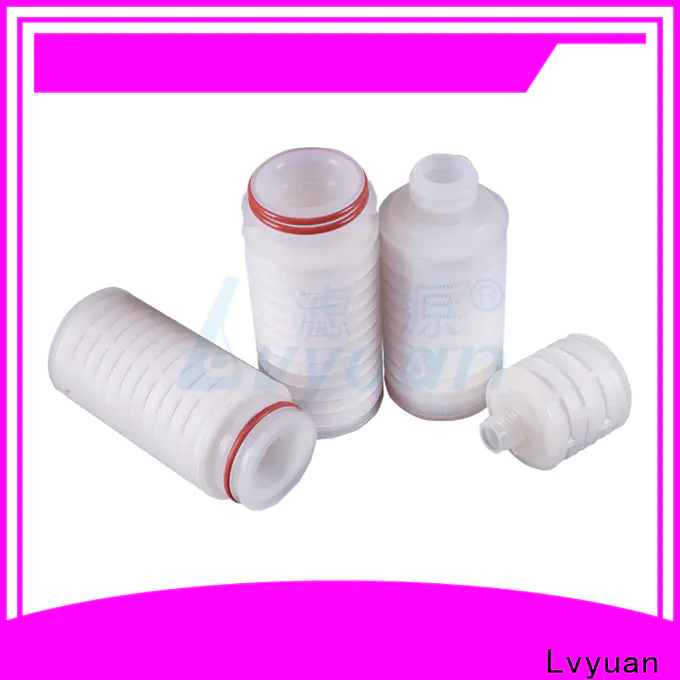 water pleated water filters supplier for organic solvents