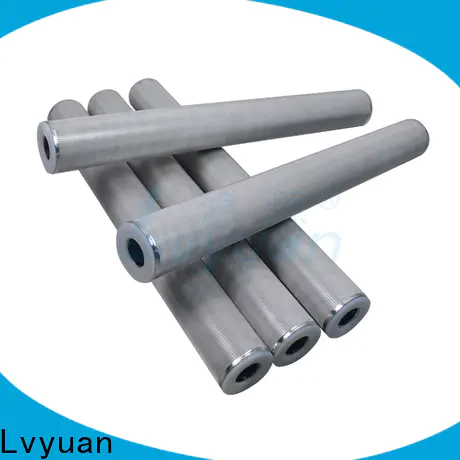 Lvyuan porous sintered carbon water filter supplier for sea water desalination