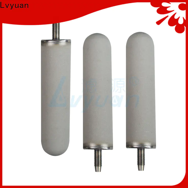 Lvyuan sintered metal filters suppliers rod for food and beverage