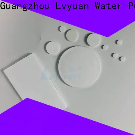 Lvyuan porous sintered plastic filter supplier for food and beverage