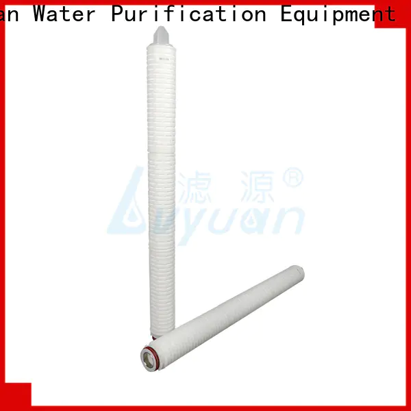 Lvyuan pleated filter element with stainless steel for organic solvents