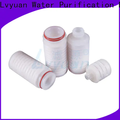 Lvyuan ptfe pleated filter cartridge suppliers replacement for sea water desalination