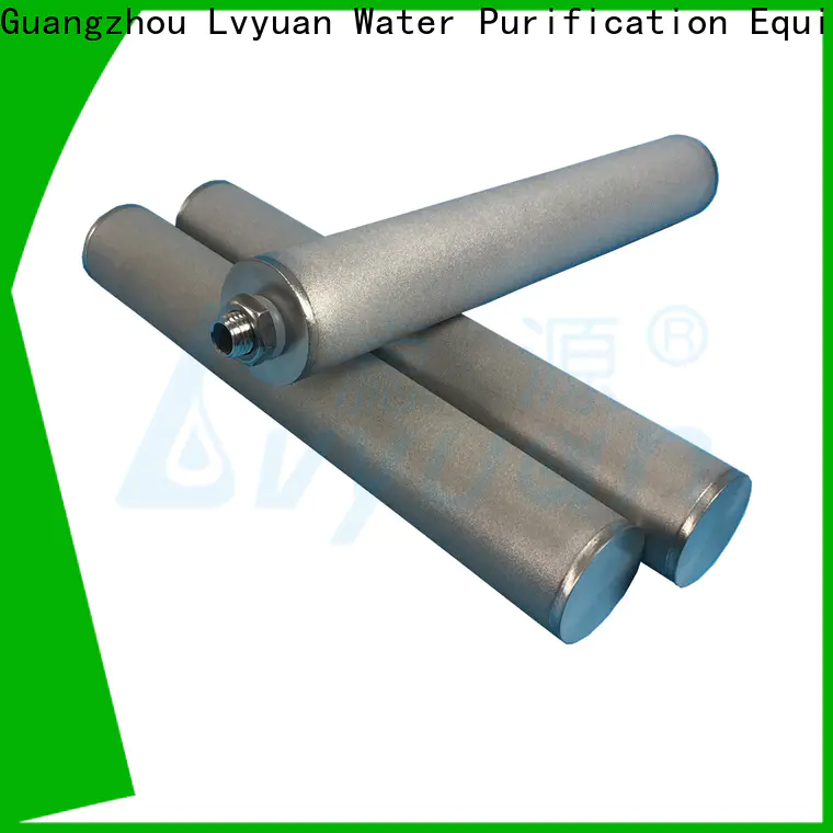 Lvyuan titanium sintered filter suppliers supplier for sea water desalination