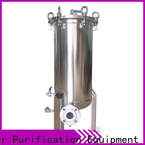 Lvyuan efficient ss bag filter housing with fin end cap for sea water desalination