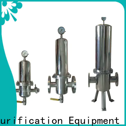 Lvyuan high end stainless steel filter housing manufacturers with fin end cap for sea water treatment