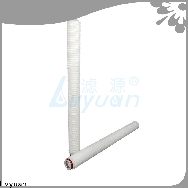 Lvyuan ptfe pleated water filter cartridge supplier for industry