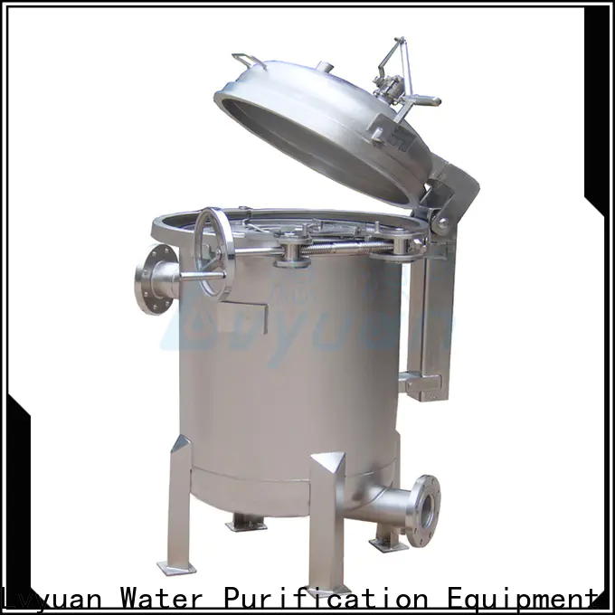 Lvyuan stainless steel filter housing manufacturers with fin end cap for food and beverage