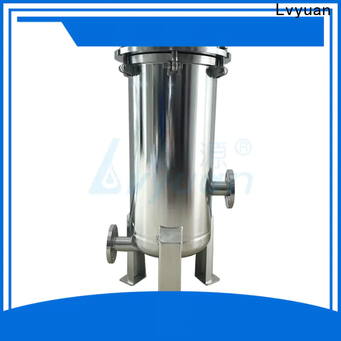 Lvyuan titanium ss bag filter housing with core for sea water treatment