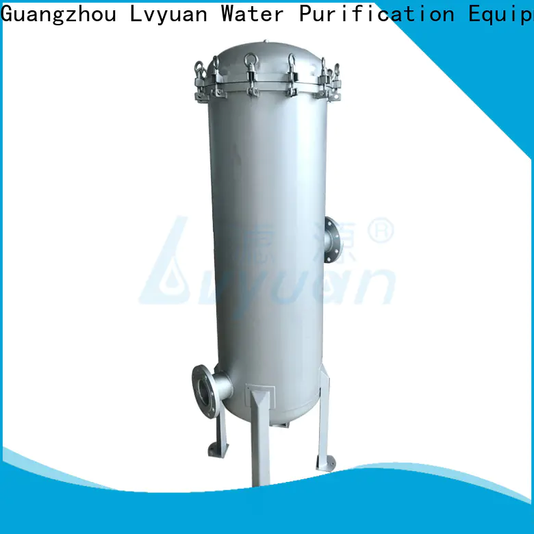 Lvyuan efficient stainless water filter housing with core for food and beverage