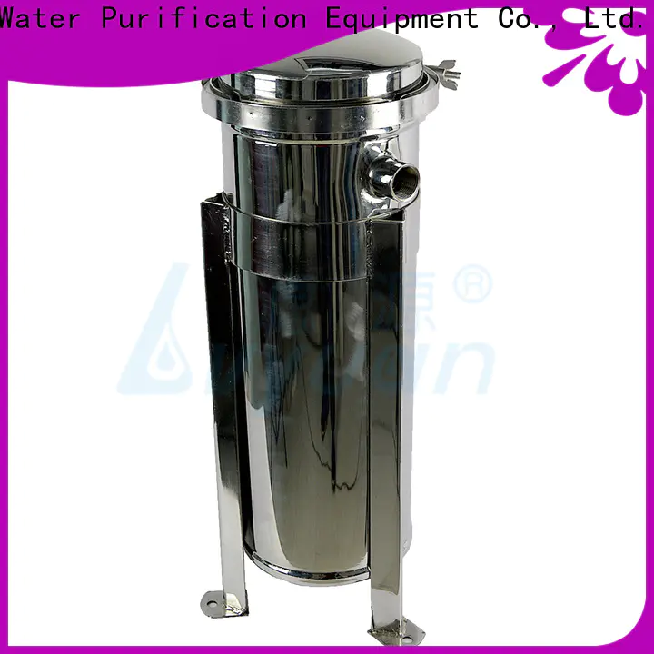 Lvyuan professional stainless steel bag filter housing with fin end cap for sea water treatment