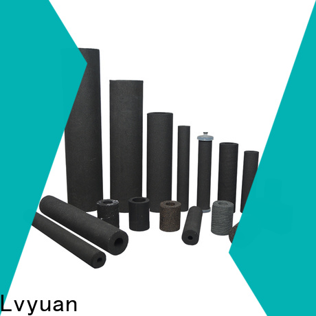 Lvyuan block sintered powder metal filter rod for food and beverage