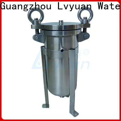 Lvyuan porous stainless filter housing with fin end cap for sea water treatment