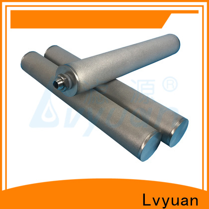 Lvyuan porous sintered carbon water filter manufacturer for industry