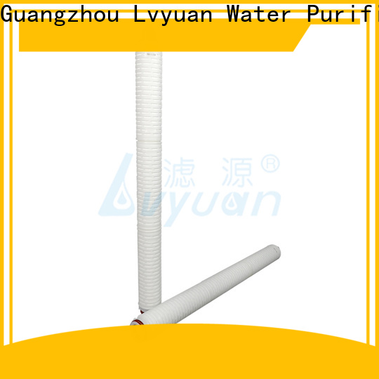 Lvyuan pleated filter cartridge supplier for organic solvents