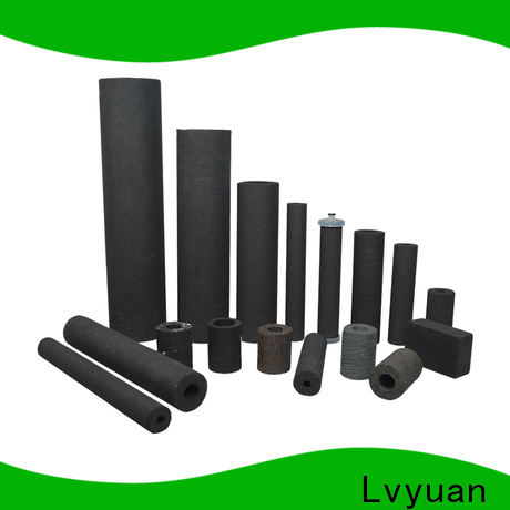 Lvyuan porous sintered stainless steel filter rod for sea water desalination