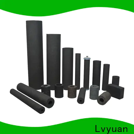 Lvyuan porous sintered stainless steel filter rod for sea water desalination