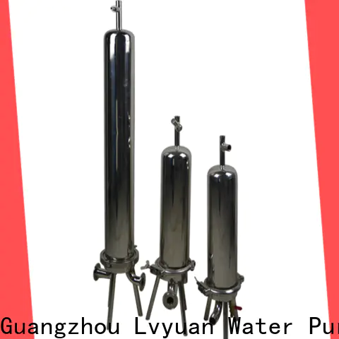 Lvyuan professional ss bag filter housing rod for sea water treatment