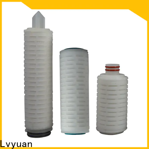 Lvyuan nylon pleated filter manufacturers with stainless steel for diagnostics